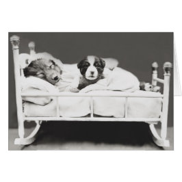 Schattigee  Slaaphond en Puppy Kaart