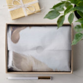 Schattigee slaaphond geïllustreerd tissuepapier (Geschenk)