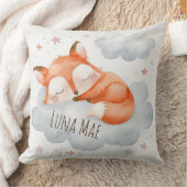 Schattigee slaapvos op wolkenkussen, Schattige Bab Kussen (Deken)