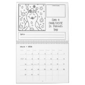 Schattigee slak 2026 Medium Kleuren Kalender (Mar 2026)