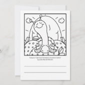 Schattigee slak aardbeien en zomerzon glimlacht kaart (Achterkant)