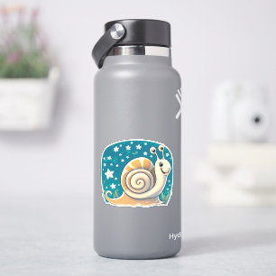 Schattigee slak cartoon sticker