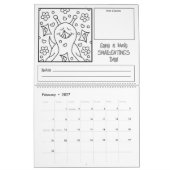 Schattigee Slak Grote 2026 Kleuren Kalender (Feb 2027)