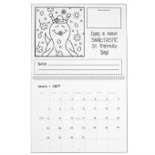 Schattigee Slak Grote 2026 Kleuren Kalender (Mar 2027)