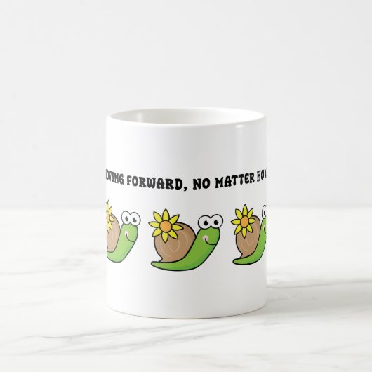 Schattigee Slak Illustratie Mok - Eigenzinnige Nat (Center)