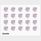 Schattigee slak | In mijn genezingstijdperk Vierkante Sticker (Vel)