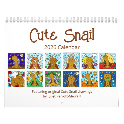 Schattigee slak Medium 2026 Kalender (Hoes)