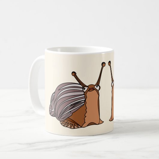 Schattigee slak Mok -  (Voorkant links)