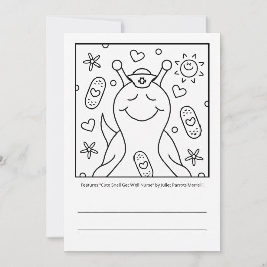 Schattigee slakkenverpleegkundige wordt snel beter kaart (Achterkant)
