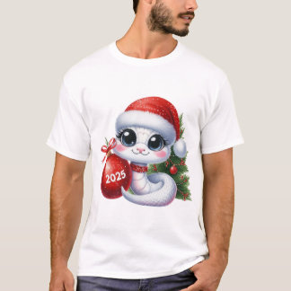 Schattigee Slang 2025 Kerst T-shirt Design