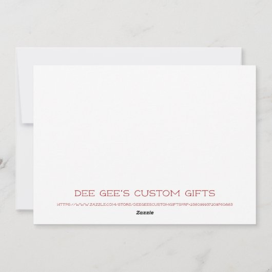 Schattigee slapende baby angel feestdagenkaart (Achterkant)