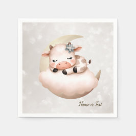 Schattigee slapende baby dieren mooi servet