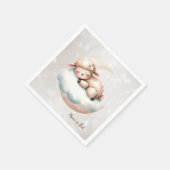 Schattigee slapende baby dieren mooi servet (Hoek)