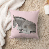 Schattigee slapende baby Donkey veulens Kussen (Deken)