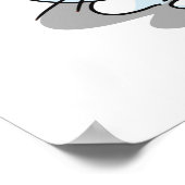 Schattigee slapende kat grappig citaten Gezegden Poster (Hoek)