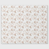 Schattigee slapende koala genderneutraal kerst cadeaupapier (Vlak)