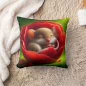 Schattigee slapende muis kussen (Deken)