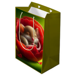 Schattigee slapende muis medium cadeauzakje