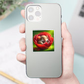 Schattigee slapende muis sticker (Telefoon)