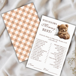 Schattigee slapende teddybeer die mama het beste s flyer