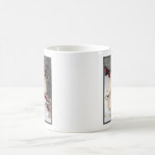 Schattigee slapende witte Katten kerst Koffiemok (Center)