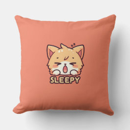 Schattigee, slaperige poes kussen