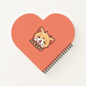 Schattigee, slaperige poes notitieboek (Achterkant)