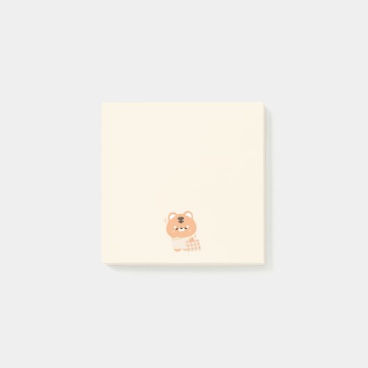 Schattigee slaperige tijger post-it® notes (Voorkant)