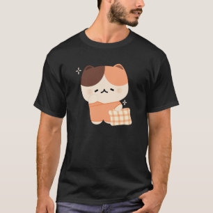 Schattigee slaperige tortie kat t-shirt
