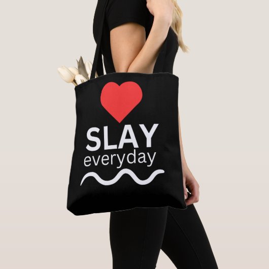Schattigee Slay Canvas tas (Dichtbij)