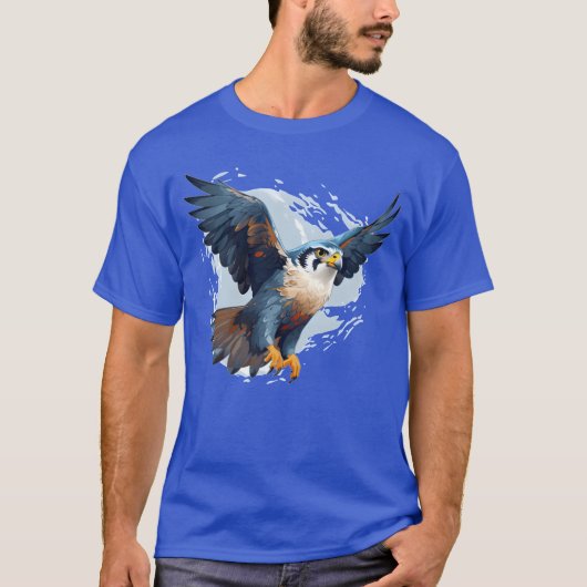 Schattigee slechtvalkvogel die wilde vogels bekijk t-shirt (Voorkant)
