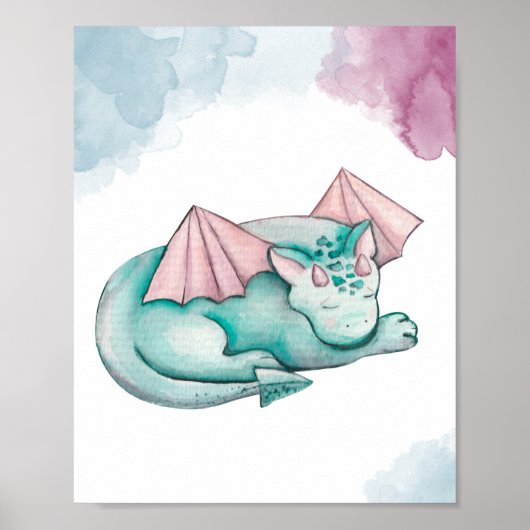 Schattigee Sleeping Dragon Display Poster (Voorkant)