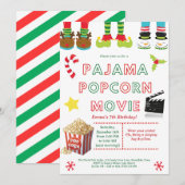 Schattigee Sleepover verjaardagsfeestje uitnodigin Kaart (Voorkant / Achterkant)