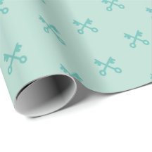 Schattigee sleutels op munt