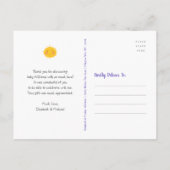 Schattigee Sloth Boho Regenboog Baby shower Chic D Briefkaart (Achterkant)