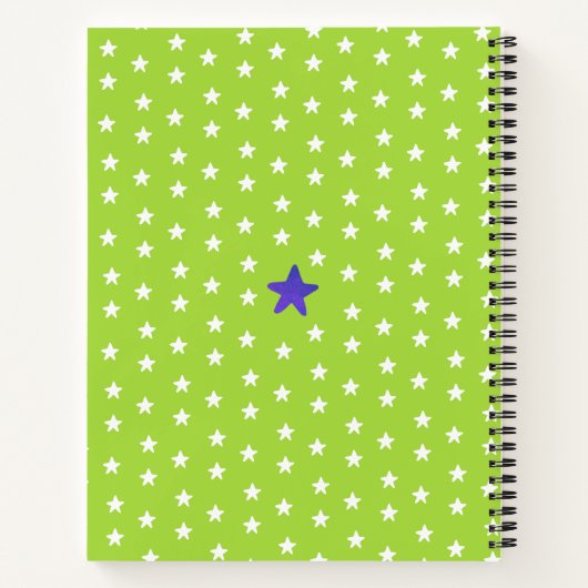 Schattigee Sloth Boho Regenboog Haast je niet Wees Notitieboek (Achterkant)