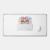 Schattigee Sloth Coffee Lover Shirt - Funny Fueled Bureaumat (Keyboard & Muis)