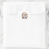 Schattigee Sloth Coffee Lover Shirt - Funny Fueled Hart Sticker (Tas)
