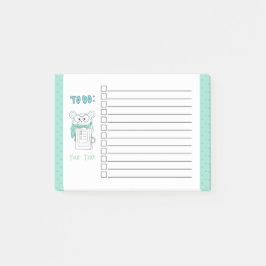 Schattigee Smart Hamster Blue To-Do Notes