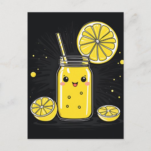Schattigee Smile Lemonade Briefkaart (Voorkant)