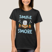 Schattigee Smile Smore T Camping Smore T-shirt (Voorkant)