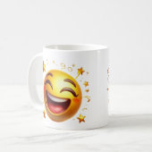 Schattigee Smiles Emoji Cup Koffiemok (Voorkant links)