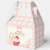 Schattigee Smore Milk Cookie Gingham Winter Baby s Bedankdoosjes (Voorkant)