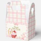 Schattigee Smore Milk Cookie Gingham Winter Baby s Bedankdoosjes (Open)