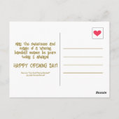 Schattigee Snail Baseball Blessings | Briefkaart (Achterkant)