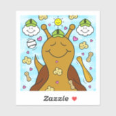 Schattigee Snail Baseball Blessings | vinyl Sticker (Vel)