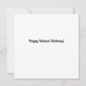 Schattigee Snail Funny Happy Verjaardag Kaart (Achterkant)