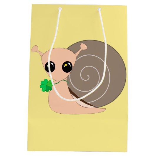 Schattigee Snail Gift Bag Medium Cadeauzakje (Achterkant)