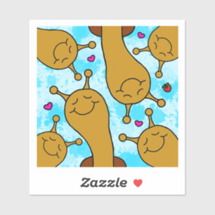 Schattigee Snail Miles van Smiles Vriendschap Viny Sticker