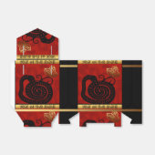 Schattigee Snake Chinees Jaar 2025 Zodiac Verjaard Bedankdoosjes (Uitgevouwen)